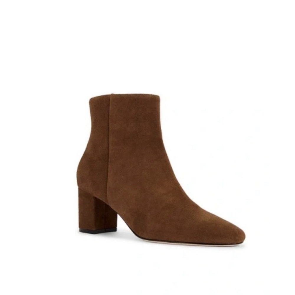 L'agence $445 NEW Jeanne 85MM Suede Ankle Boots Size 38.5 - Picture 2 of 6
